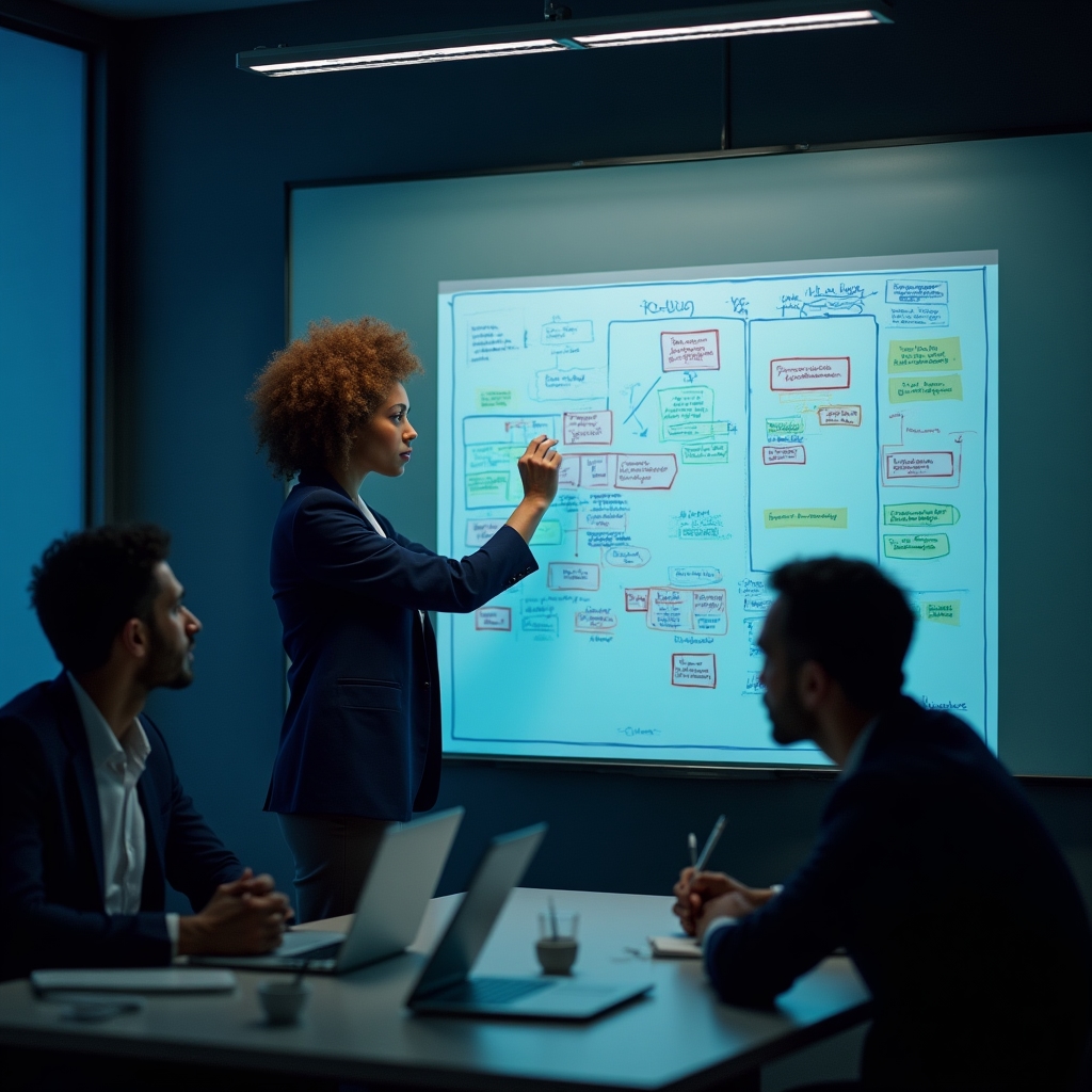 Workshop di mappatura processi aziendali con team di consulenti