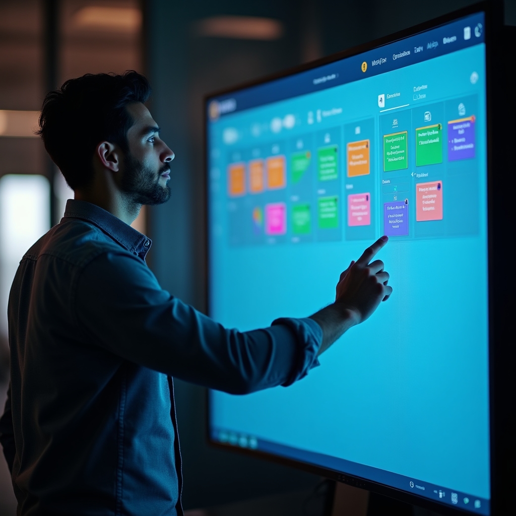 Implementazione di un framework di gestione attività su lavagna digitale